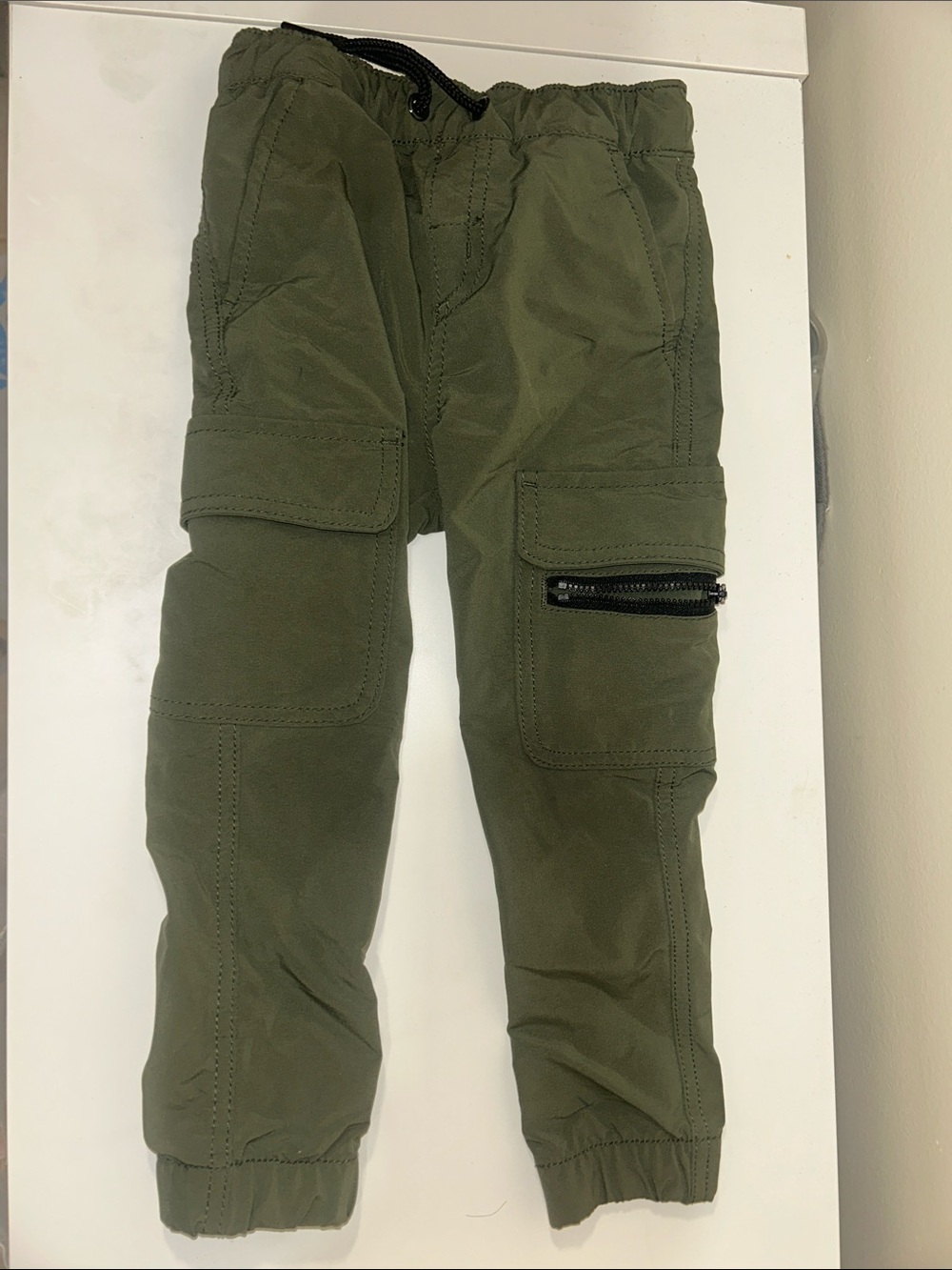 Cat & Jack Olive Green Cargo Joggers